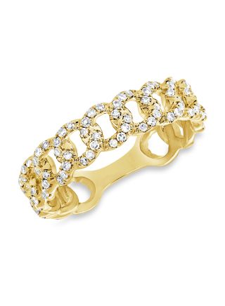 .60CT DIAMOND LINK CHAIN RING