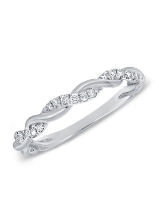.11CT DIAMOND CROSSOVER RING