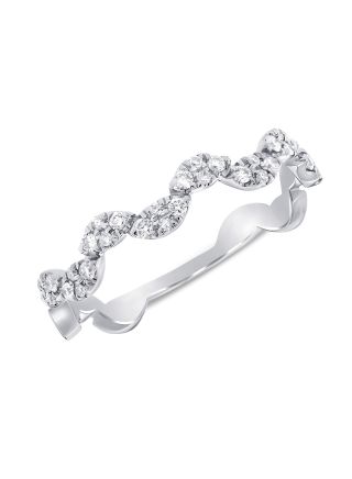 .18CT DIAMOND CROSSOVER RING