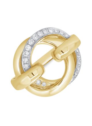 0.27CT DIAMOND LINK RING