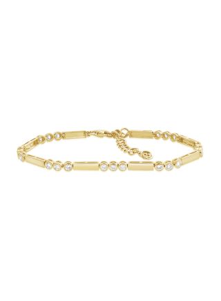 0.78CT DIAMOND BEZEL TENNIS BRACELET