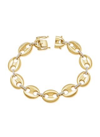 .72CT DIAMOND MARINER LINK BRACELET