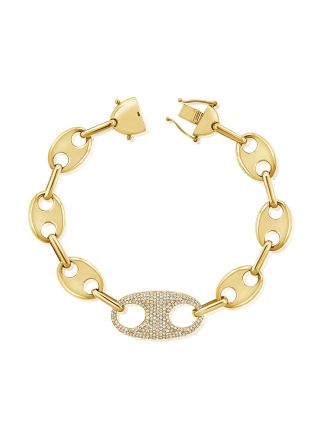 .81CT DIAMOND MARINER LINK BRACELET