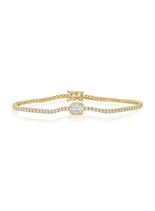 2.43CT DIAMOND ILLUSION TENNIS BRACELET