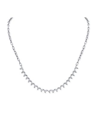 2.02CT DIAMOND STATION NECKLACE