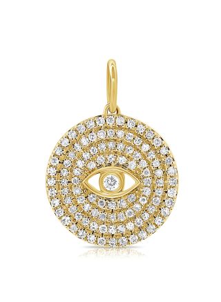.24CT DIAMOND EVIL EYE PENDANT