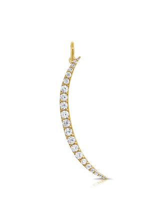.78CT DIAMOND MOON PENDANT