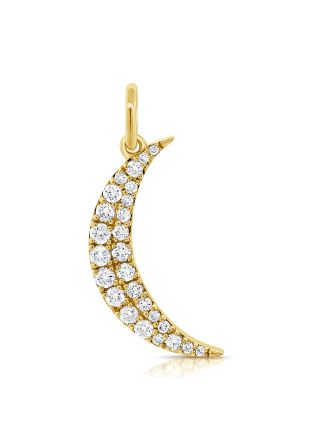 .36CT DIAMOND MOON PENDANT