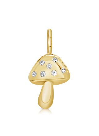 .15CT DIAMOND MUSHROOM PENDANT