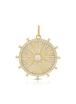 .40CT DIAMOND FLUTED PENDANT