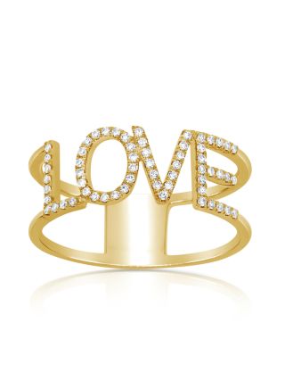 .16CT DIAMOND LOVE RING