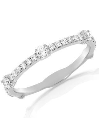 .45CT DIAMOND HALFWAY RING