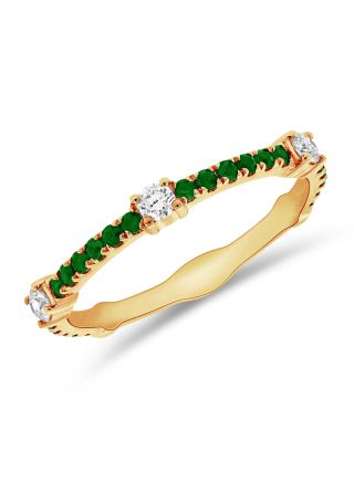 .51CT EMERALD AND DIAMOND RING