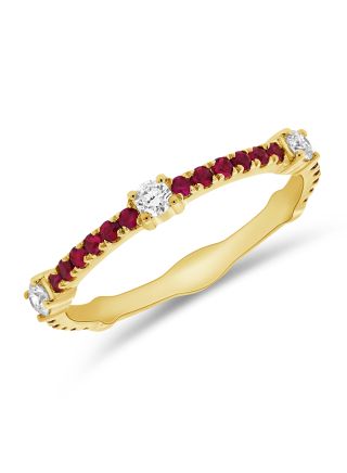 .51CT RUBY AND DIAMOND RING