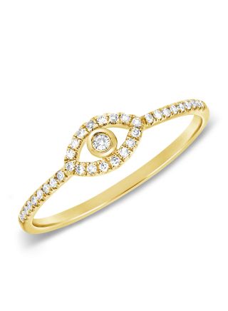 .11CT DIAMOND EVIL EYE RING