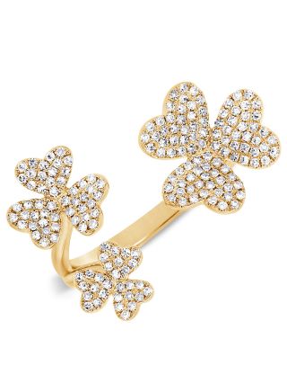 .50CT DIAMOND FLOWER WRAP RING