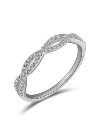 .16CT DIAMOND CROSSOVER RING