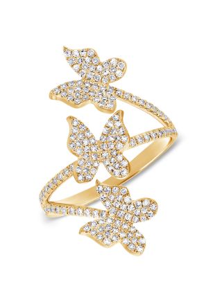 .49CT DIAMOND BUTTERFLY WRAP RING