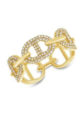 .41CT DIAMOND MARINER LINK CHAIN RING