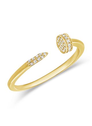 .10CT DIAMOND NAIL WRAP RING