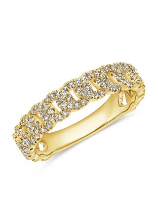 .39CT DIAMOND LINK CHAIN RING