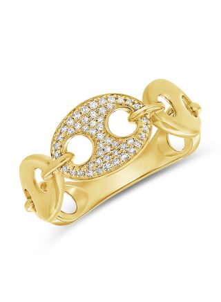 .11CT DIAMOND MARINER LINK CHAIN RING