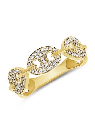 .20CT DIAMOND MARINER LINK CHAIN RING