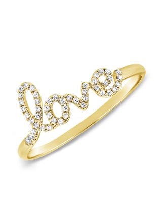 .12CT DIAMOND LOVE RING