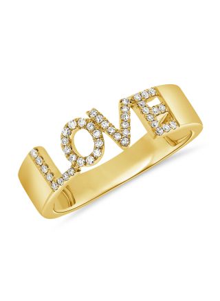.14CT DIAMOND LOVE RING