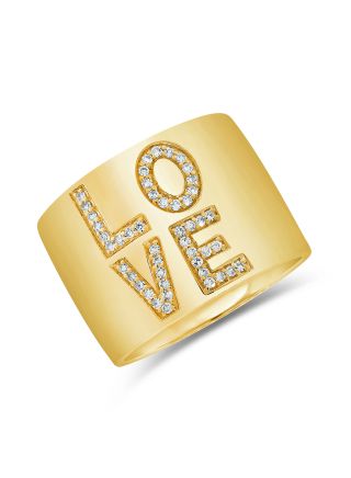 .18CT DIAMOND LOVE CIGAR BAND
