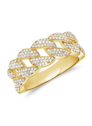 .74CT DIAMOND LINK CHAIN RING