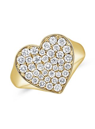 1.12CT DIAMOND HEART RING