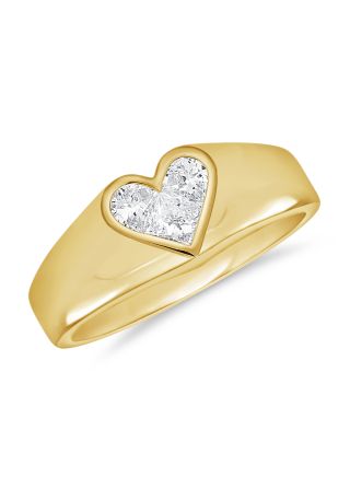 .49CT DIAMOND HEART RING