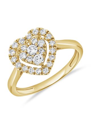 .70CT DIAMOND HEART RING
