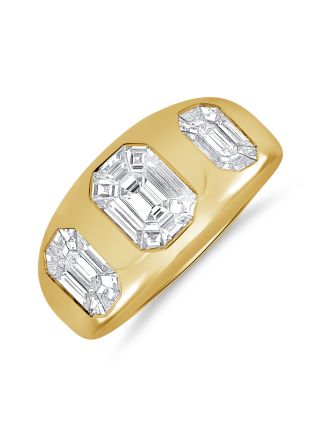 1.92CT PIE CUT DIAMOND RING