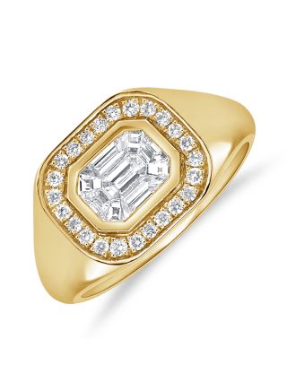 .69CT PIE CUT DIAMOND RING