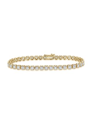 1.26CT DIAMOND MIRACLE SETTING TENNIS BRACELET