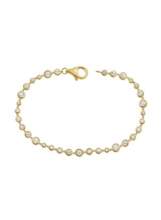 0.42CT DIAMOND BEZEL BRACELET