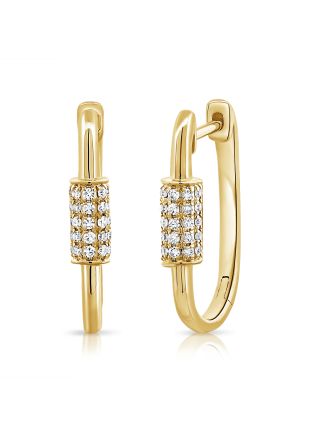 .25CT DIAMOND HUGGIE EARRINGS