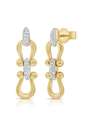 .13CT DIAMOND DROP EARRINGS