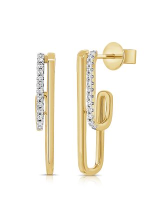 .10CT DIAMOND HUGGIE EARRINGS