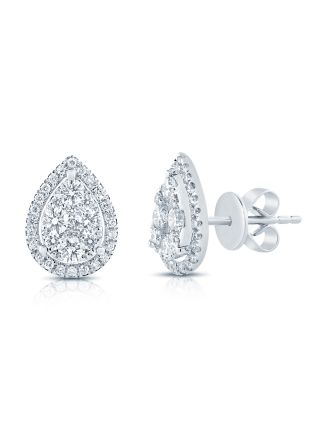 .66CT DIAMOND ILLUSION STUD EARRINGS