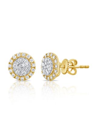 .39CT DIAMOND ILLUSION STUD EARRINGS