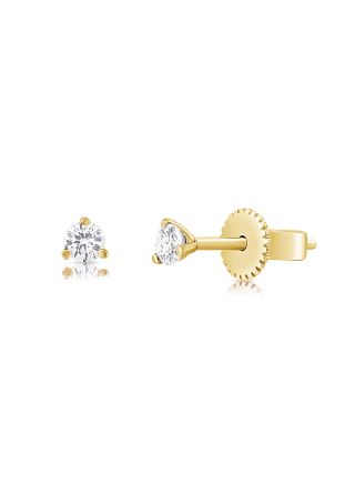 .16CT DIAMOND SOLITAIRE STUD EARRINGS