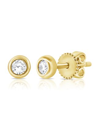 .10CT DIAMOND SOLITAIRE STUD EARRINGS