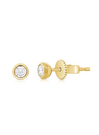 .18CT DIAMOND SOLITAIRE STUD EARRINGS