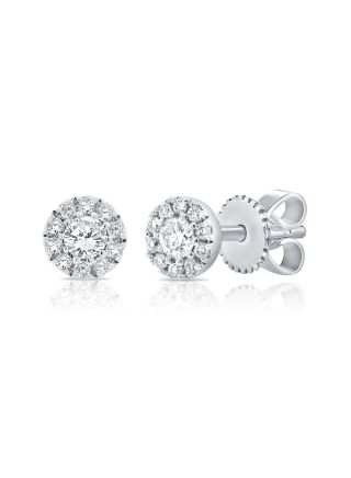 .16CT DIAMOND ILLUSION STUD EARRINGS