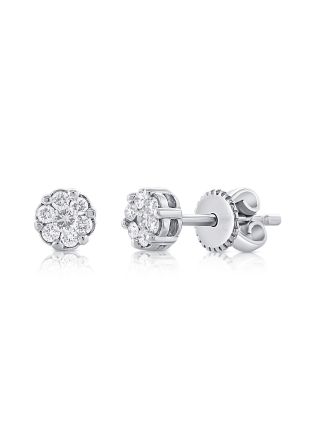.20CT DIAMOND ILLUSION STUD EARRINGS