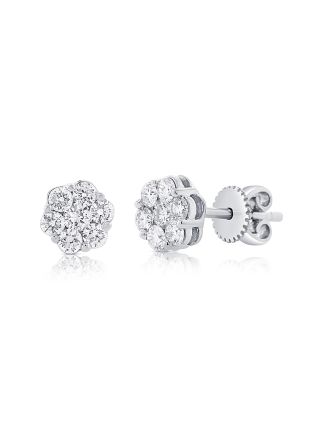 .54CT DIAMOND ILLUSION STUD EARRINGS