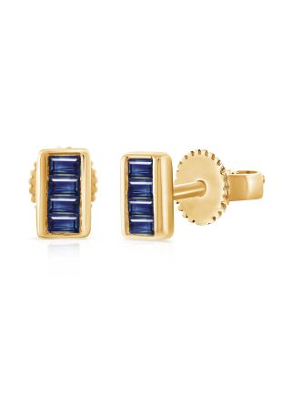 .40CT SAPPHIRE STUD EARRINGS